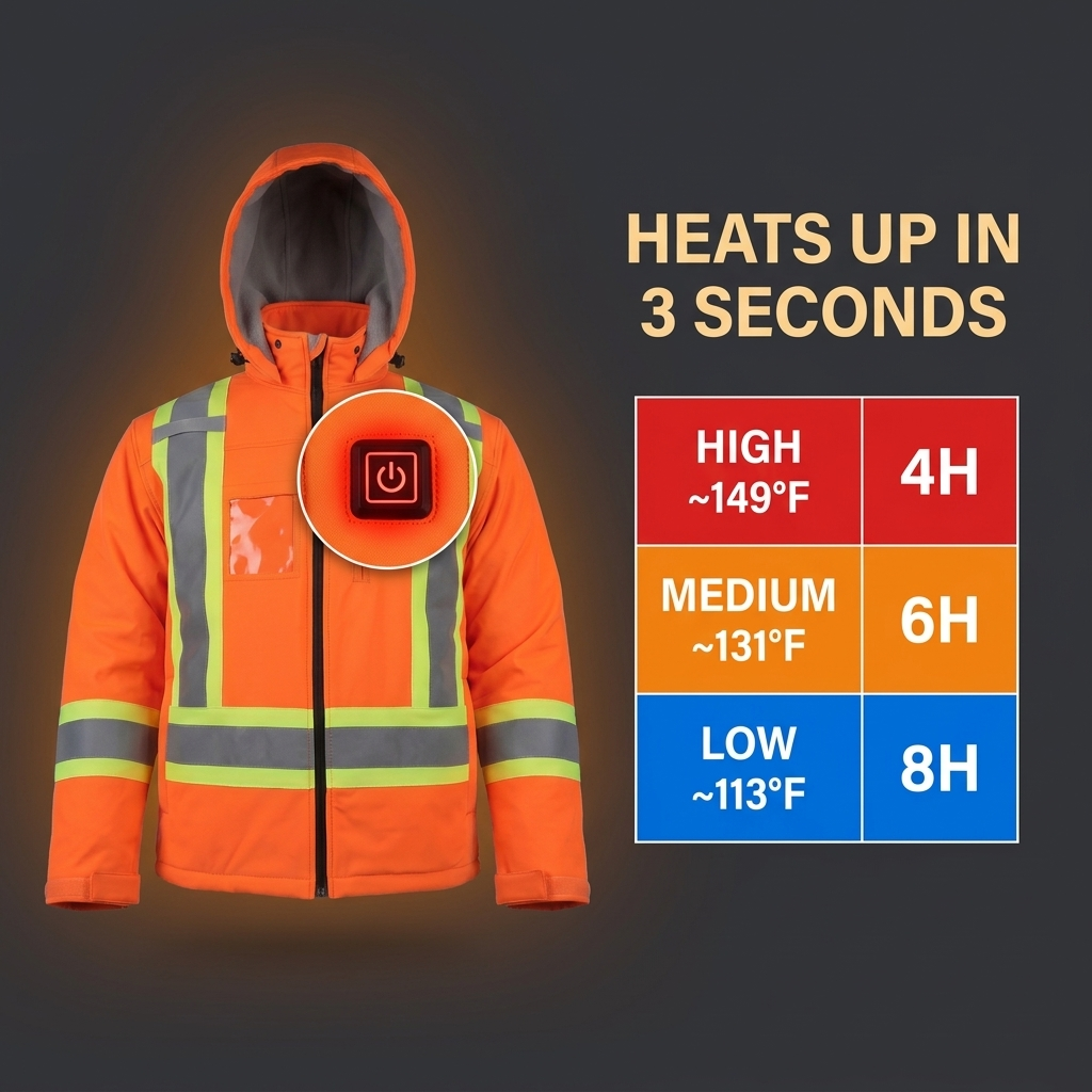 Safety Jacket - Heated